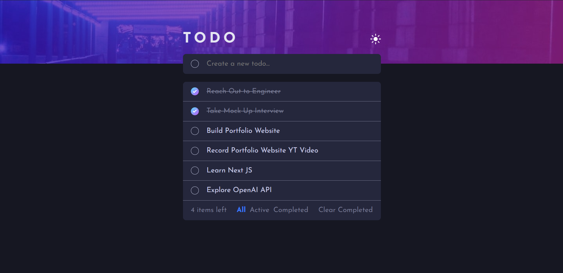 Image of TODO App